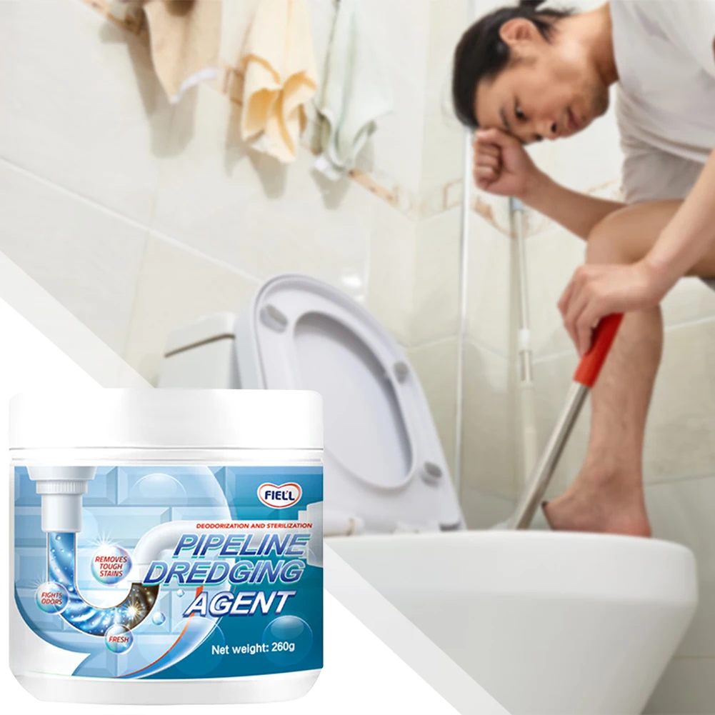 Powerful Pipe Dredging Agents Clogged Sink Drain Cleaner Channel Toilet Blocked Cleaning Tools For Bathroom Shower For Kitchen