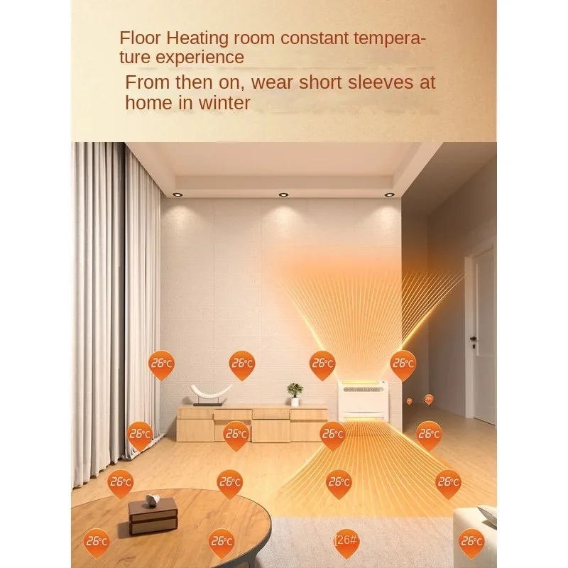 Low Ring Temperature Air Source Heat Pump  Heater  Conditioning Cooling and Heating Dual-Use First-Class Energy Efficiency