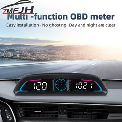 Velocímetro Digital multifuncional para coche, OBD/GPS B3 G3, con función de alarma, accesorios para coche