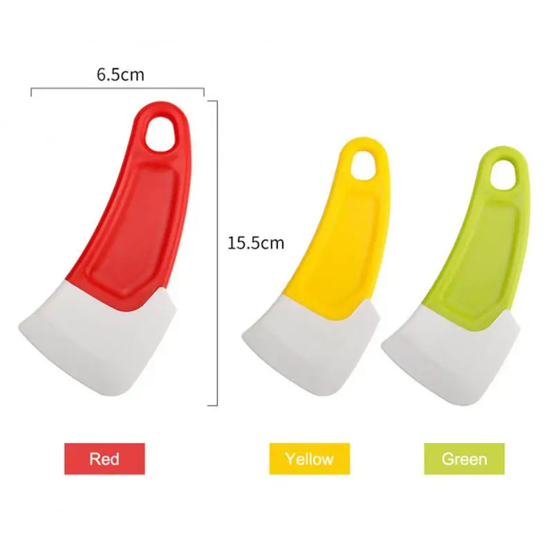 1Pcs Silicone Kitchen Scraper Cleaning Spatula For Food Residue Stains Pot Fry Pan Dish Oil Plate Clean Brush Baking Soft Blade