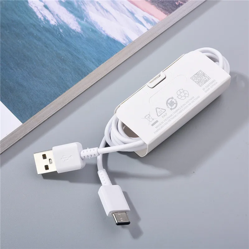 Samsung S10 USB Type C Fast Charging Cable 100CM Quick Charge Line for Galaxy S8 S9 Plus A55 A54 A53 A35 A34 A14 A13 Data Cord