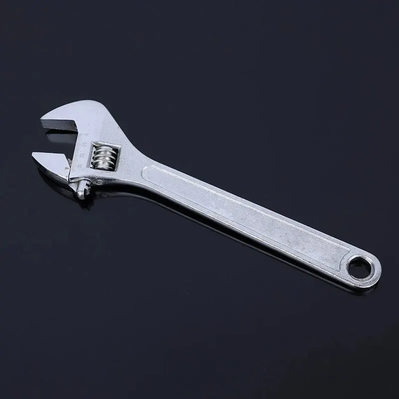 Universal Multifunctional Activity Short Handle Large Opening Adjustable Wrench Plumbing Installation Bathroom