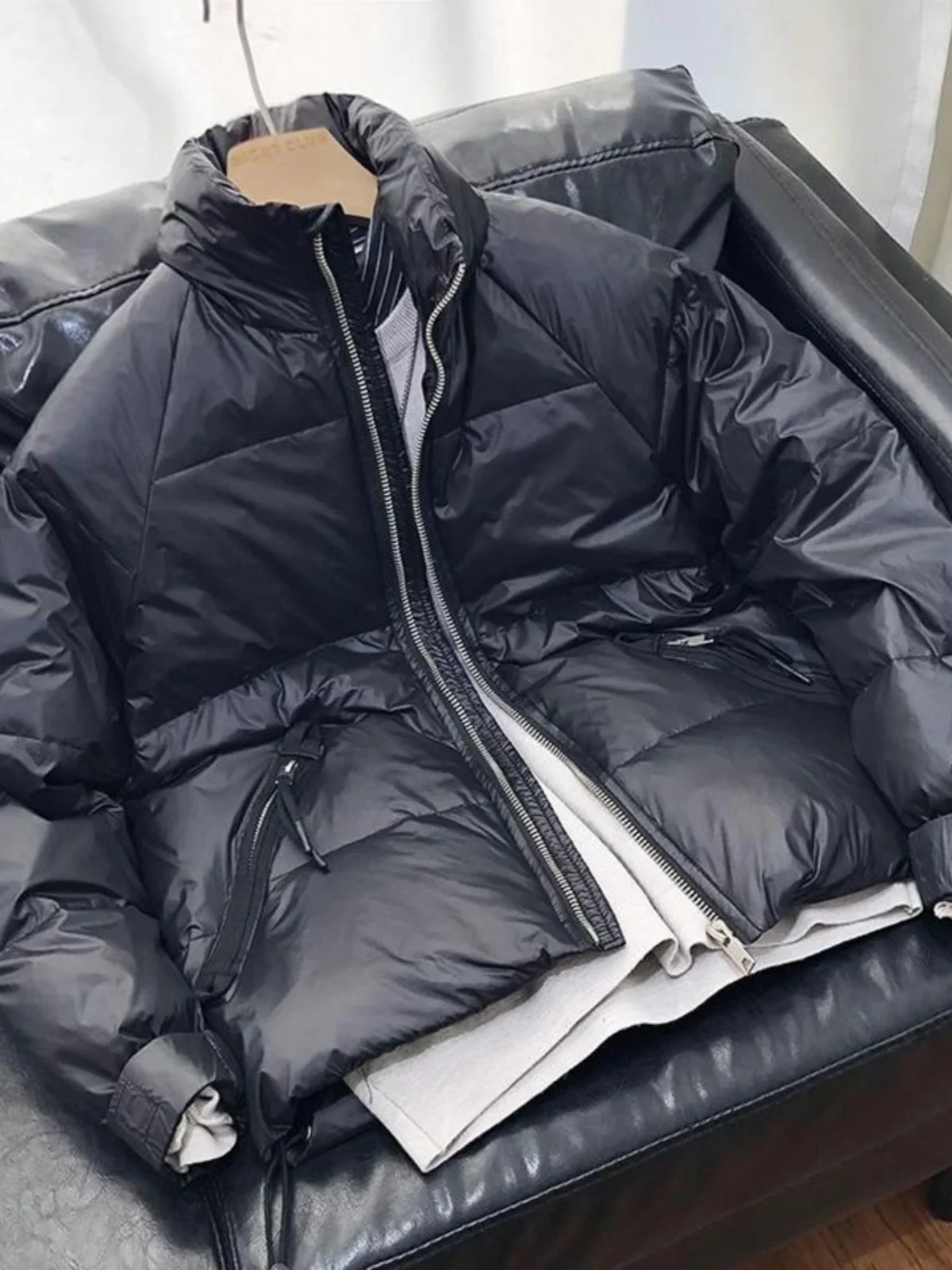 

Новая зимняя мужская куртка-пуховик Ort Thiened, бренд Pure Een Faion, белая, на молнии, теплая