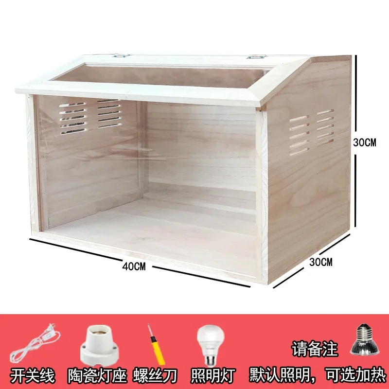 Scatola per allevamento di polli rutina, scatola in legno massello, gabbia speciale per criceti per allevamento, allevamento di isolamento per animali domestici, pollai Luding, den