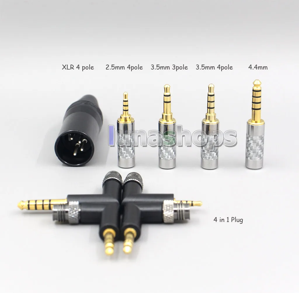 99% Pure Silver 8 Core Earphone Cable For Avis Contour XO Layla AION Roxanne JH AUDIO Jolene Roxanne 7pin LN007732