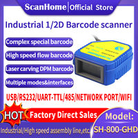 ScanHome Fixed-mount Barcode Scanners Embedded Barcode Readers USB RS232 1D/2D QR PDF417 DPM PLC485hands-free scanngSH-800-GHD
