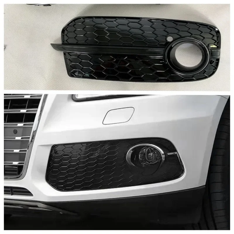 

For Audi Q5 Retrofit Fog Lamp Frame RSQ5 Honeycomb Grille 13-17RSQ5 Front Bar Grille Air Vents Body Kit Car Exterior Parts