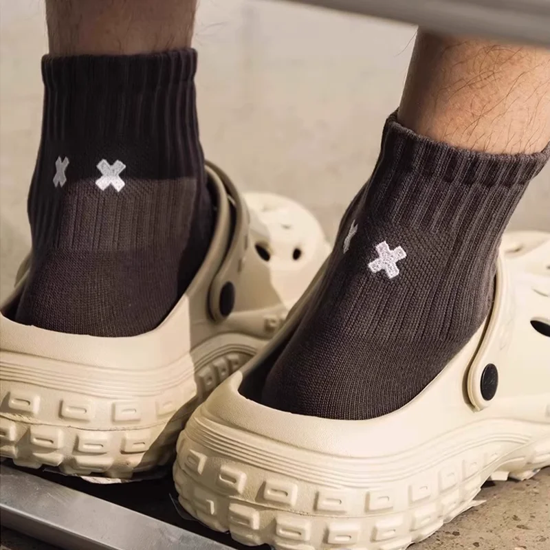 Lässige Socken, Söckchen, Herren-Baumwollsocken, modische, atmungsaktive, bequeme Socken – Detail 7