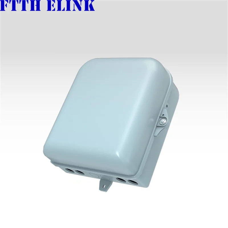 1x16 mini ftth distribution box for 1*16 plug in splitter fiber optic cable 16 cores wall mounted indoor outdoor