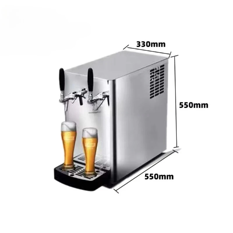 2026 - Single-drawer draft beer cooler/dispenser/tabletop beer refrigerator, suitable for home bars