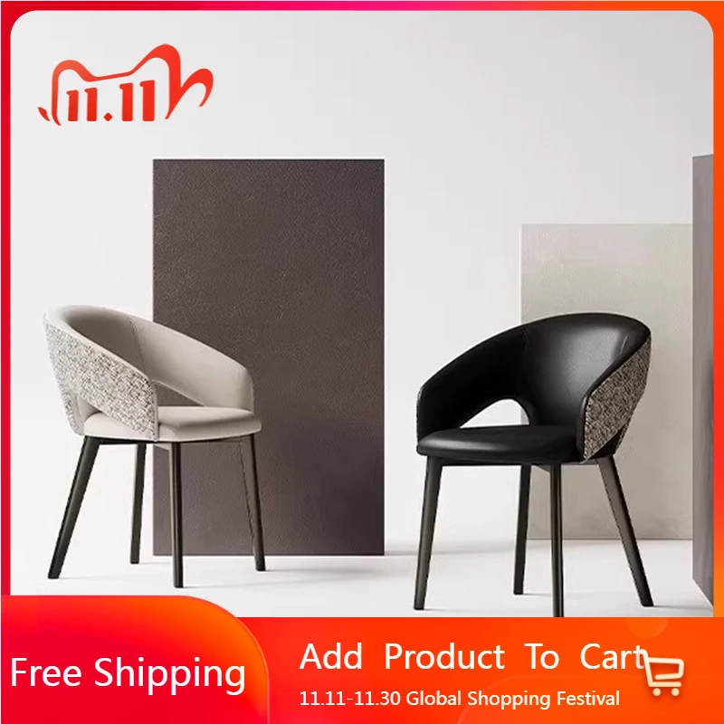 

Stoot Restaurant Dining Chairs Party Wedding Modern Mobile Living Room Luxury Dining Chairs Designer Muebles Library Furniture