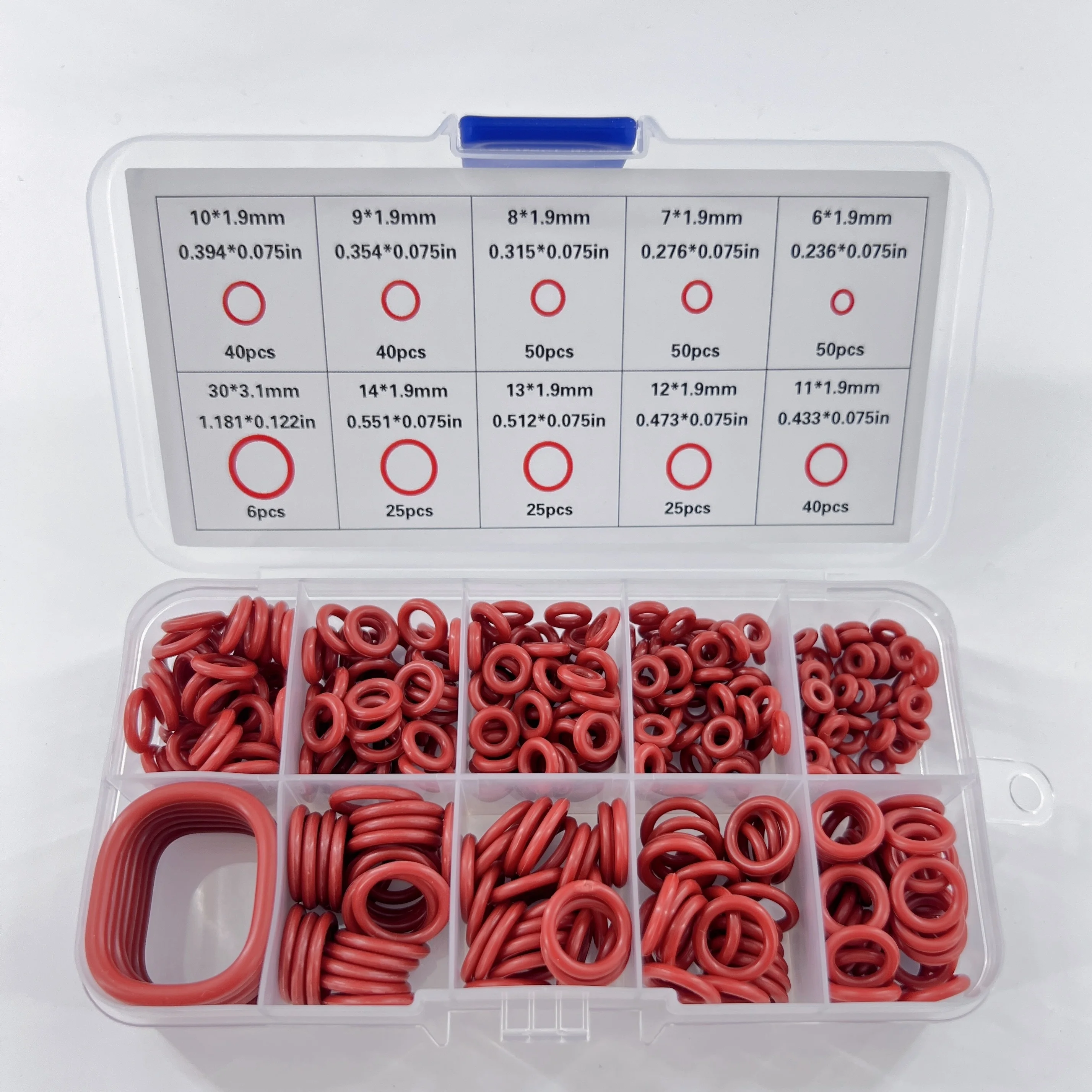 351PCS Silicone O Ring Coffee Machine Silicone O-Ring Seal Washer Plumbing Gasket Oil Resistant High Temperature Oring