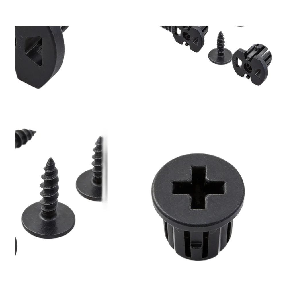 Automotive Maintenance Expansion Nut Screw Black Easy Installation Process Fit For Arteon Non-deformation Design For Arteon