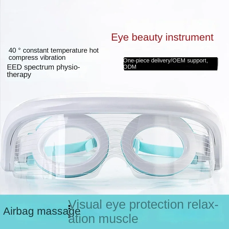 LED Phototherapy เครื่องมือนวดตาการสั่นสะเทือนประคบร้อน Anti-Eye Fatigue Beauty Photon Mask Eye Beauty Instrument