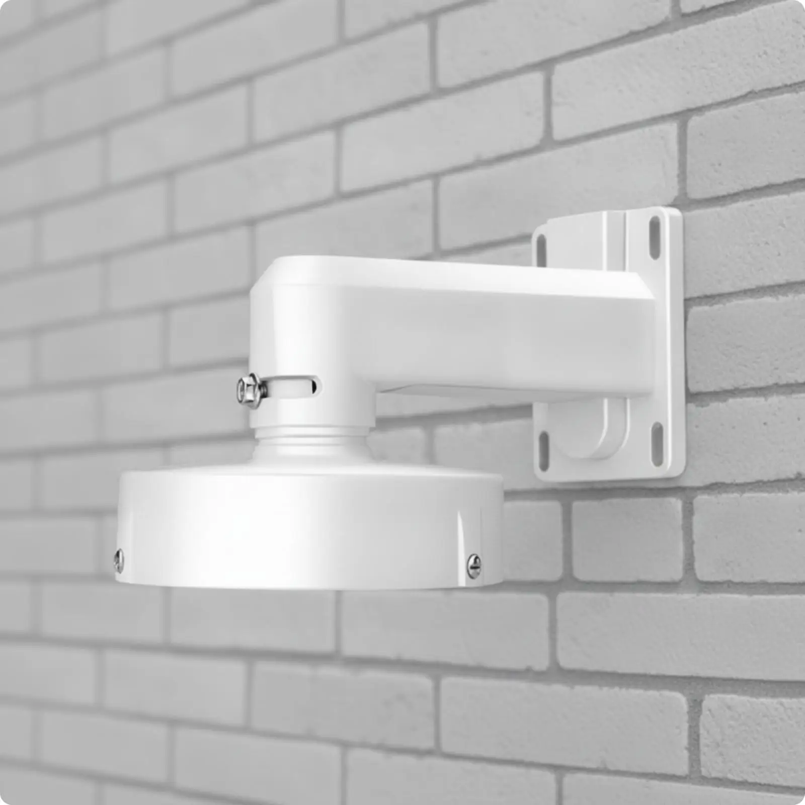 Aluminum Dome Camera Mount Bracket | 360-Degree Rotation Adjustment, Camera Bracket with Cable Management, for Retail Stores