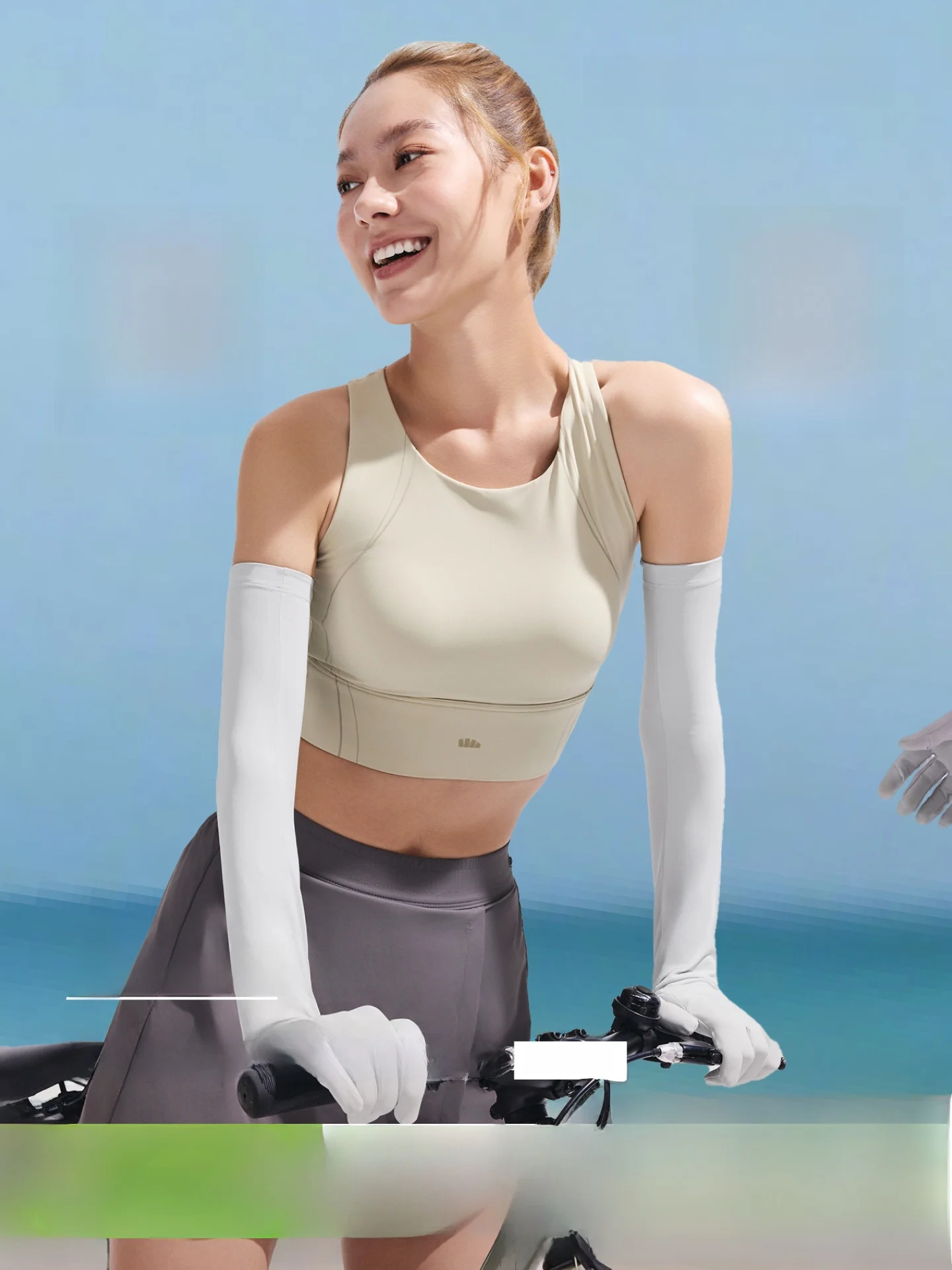 long-sleeve-sun-protection-ice-silk-cooling-hand-sleeve-gloves-breathable-driving-cycling-women's-full-protection-ban-lan