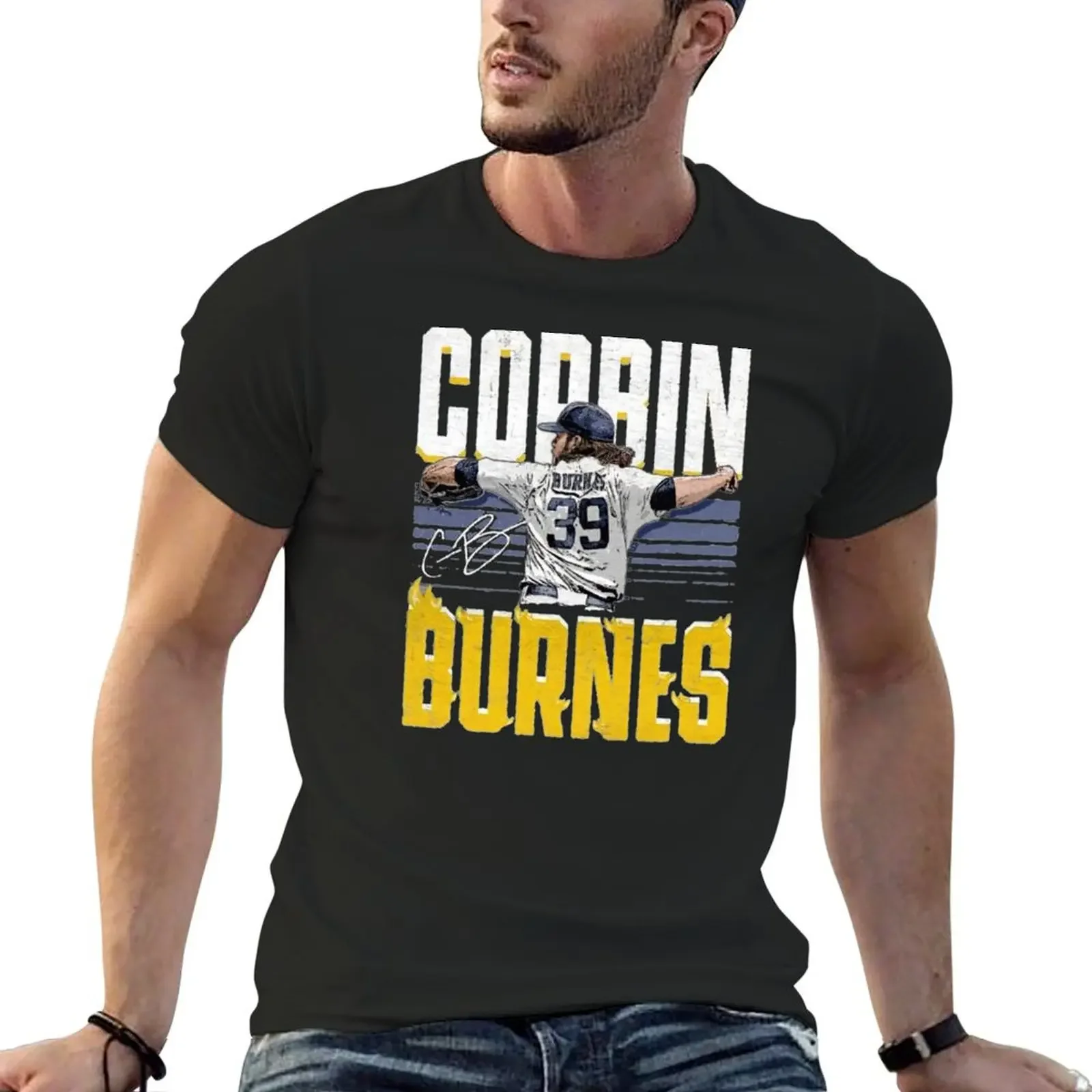 Corbin Burnes T-Shirt Blouse graphic shirts plain t shirts men