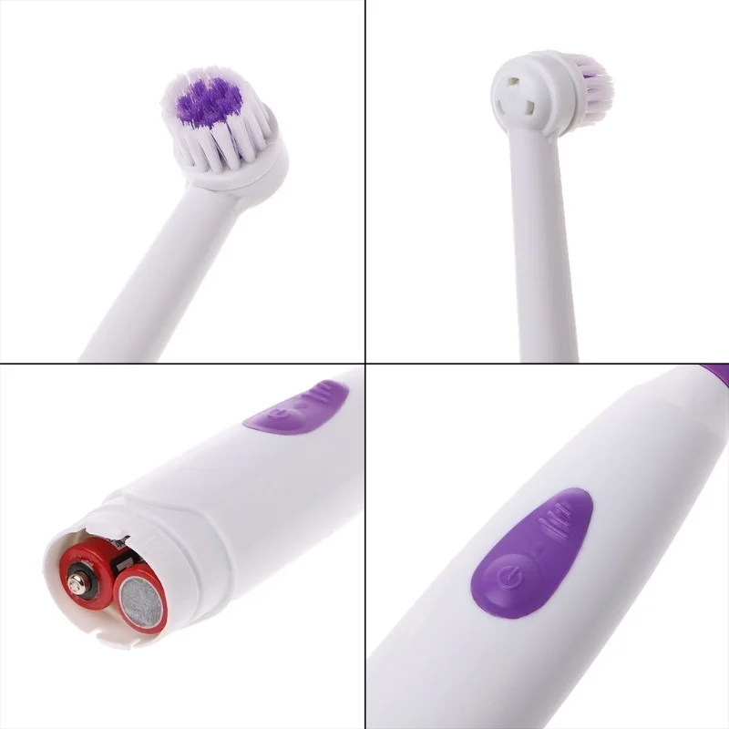 Electric toothbrush waterproof rotary delivery two soft bristle toothbrush heads children\'s toothbrush adult toothbrush