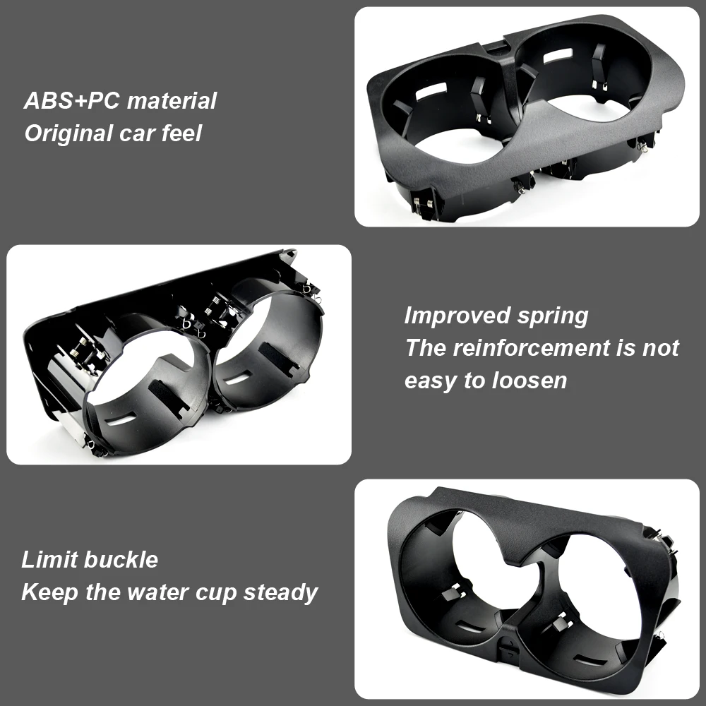 Car Front Center Console Water Cup Holder Insert Frame for Mercedes C-Class W205 E-W213 KZS-W253 V-W447 A2056800691