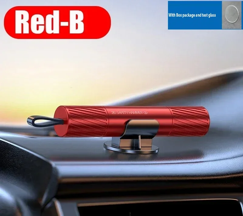 Neuer 2-in-1-Auto-Sicherheitshammer, Notfall-Glasbrecher, Schneiden Sie den Sicherheitsgurt, hohe Härte, Wolframstahl, Rettungswerkzeug, Autozubehör