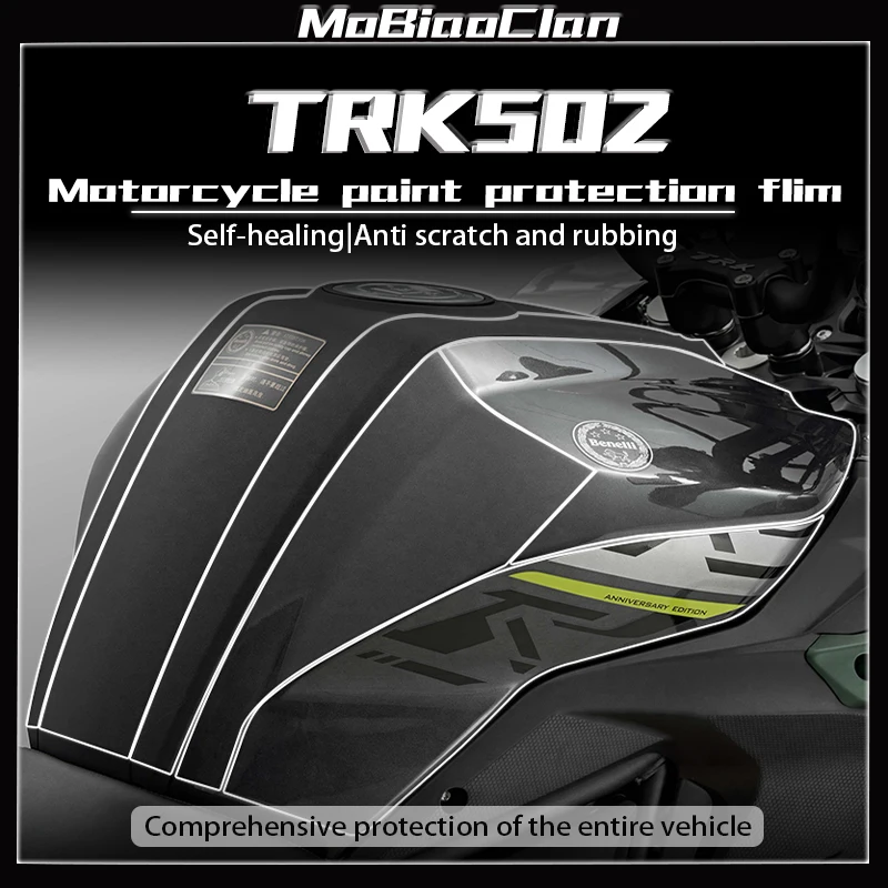 

For Benelli TRK502 TRK502X 502 X Transparent protective film invisible car cover fuel tank film modification accessories