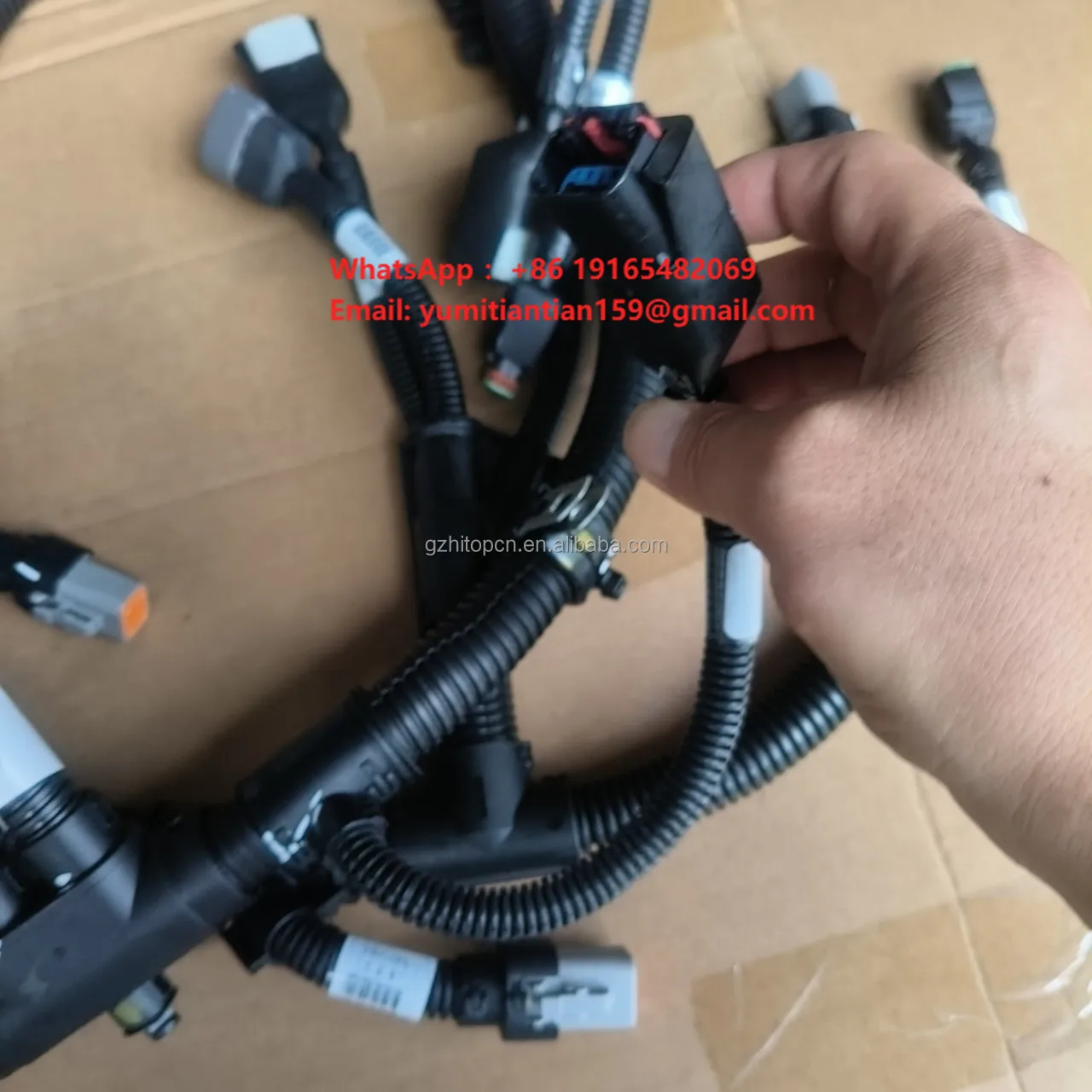 Excavator Parts Original 350VS Engine Wiring Harness XKDE-00536 for Hyundai Construction Machinery Parts