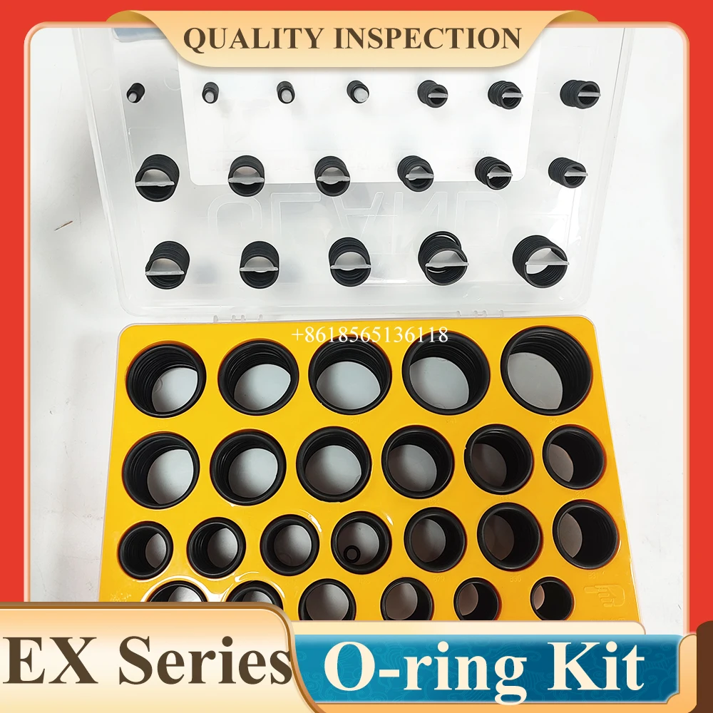 

626 Pcs EX O-ring Seal For Hitachi zaxis330 zaxis360lc zaxis450h zaxis360lck NBR O-ring Box O ring Kit