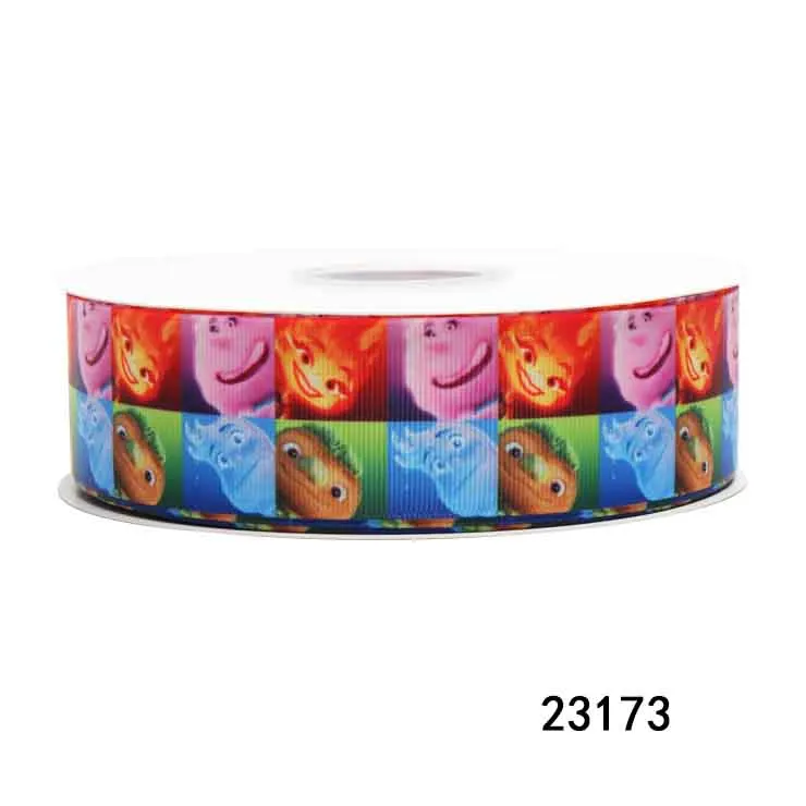 10Y Disney Movie Elemental Cartoon Grosgrain Ribbon for Hairbows Sewing DIY Accessories