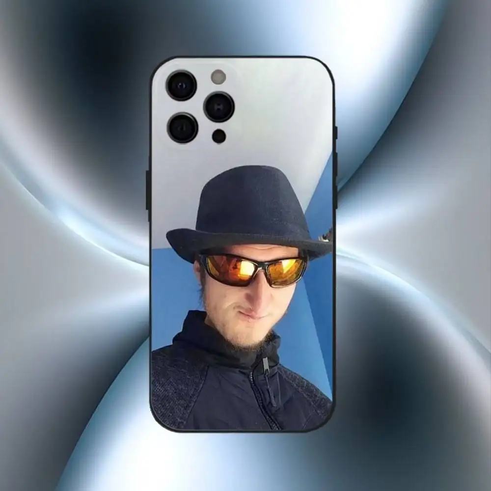 Funny D-Daniel Larson Meme Phone Case For iPhone 16,15,14,13,12,17,Pro Max,Plus Silicone Black Case