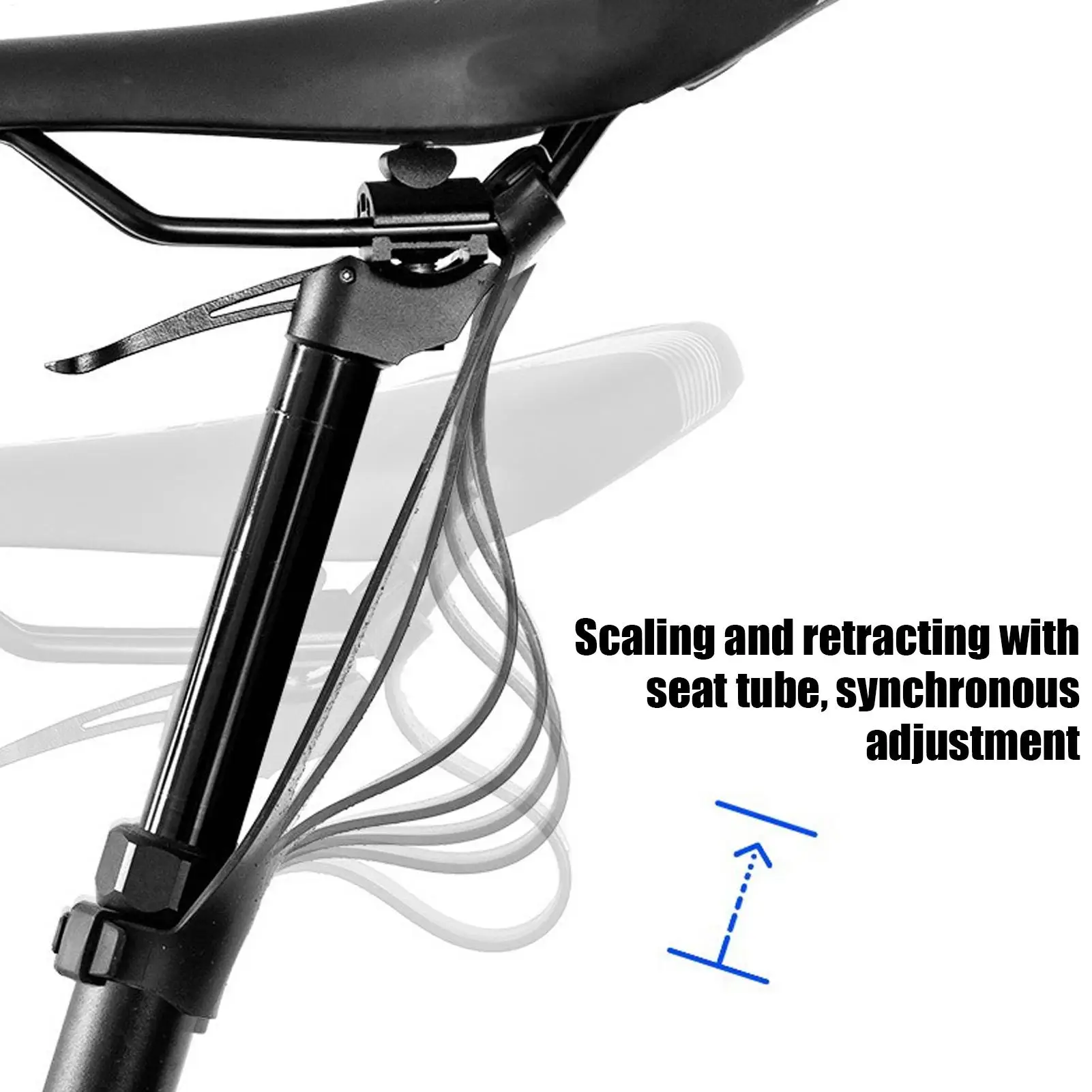 Mountain Bike Seatpost Mudguard Telescopic Bike Seat Tube Protection Bicycle Accessories Telescopic bicycle seat tube protector