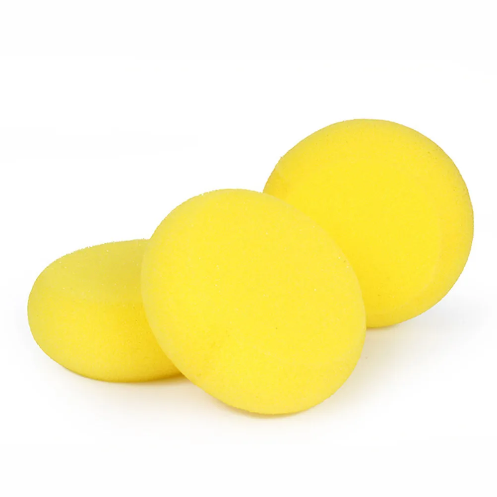 10Pcs Sponge Paint Brushes Round Design for Children Easy Hold Precision Coloring Versatile Use Watercolor Crafts Pottery Clay