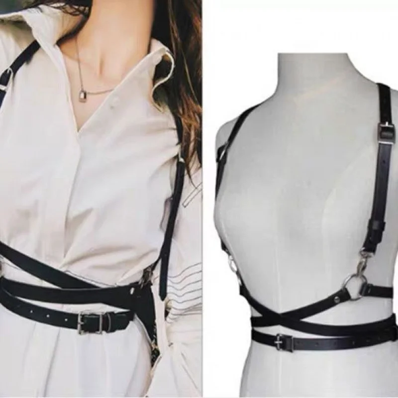 [حزام الخصر] حزام خصر جلدي كاجوال أنيق لكل زوج حزام شخصي قطعة واحدة وزرة حزام رفيع قميص خصر مختوم