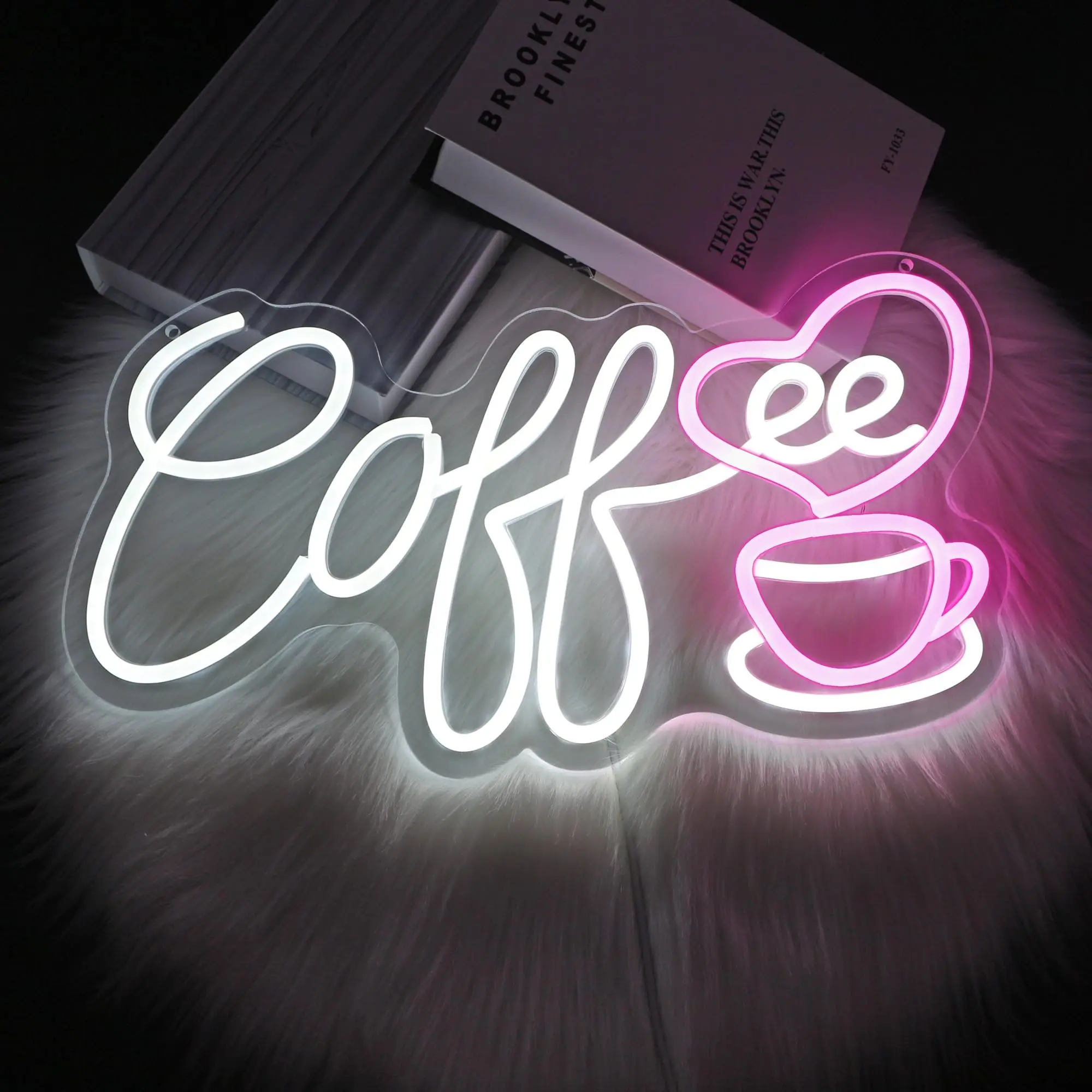 

Coffee Cup Neon Sign Led Neon Lights Signs for Wall Decor USB Powered Led for Room Decoration
