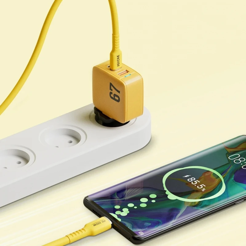 WEKOME-Cable de silicona líquida de carga rápida tipo C, Cable de carga de 100W para iPhone 15, Xiaomi y Samsung