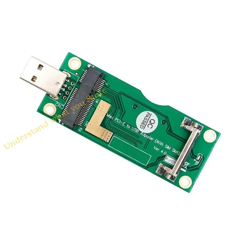

J60A Mini PCIE TO USB 2.0 Адаптерная карта с картой слот для беспроводной сети WWAN