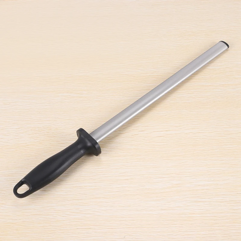 17Inch 600 Kitchen Grit Diamond Knife Sharpener Sharpening Steel Rod Stone