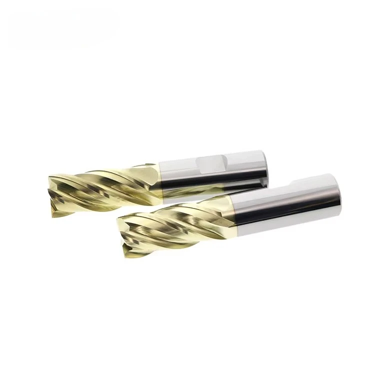 ACME Solid Carbide 20mm Flat Endmill D20*FL45*100L*4F AlTin Coated 65HRC 35 Helix Angle CNC Router Milling Cutter High Precision