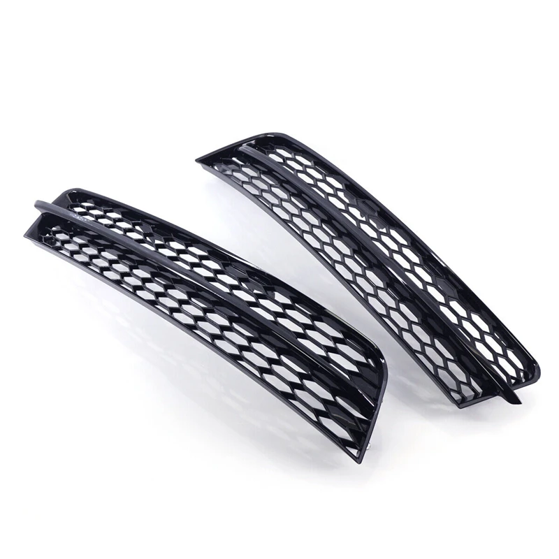 Front Lower Bumper Grille Fog Lamp Light Grille Replacement For Audi Q7 2010 2011 2012 2013 2014 2015  4L0807681B, 4L 807682B