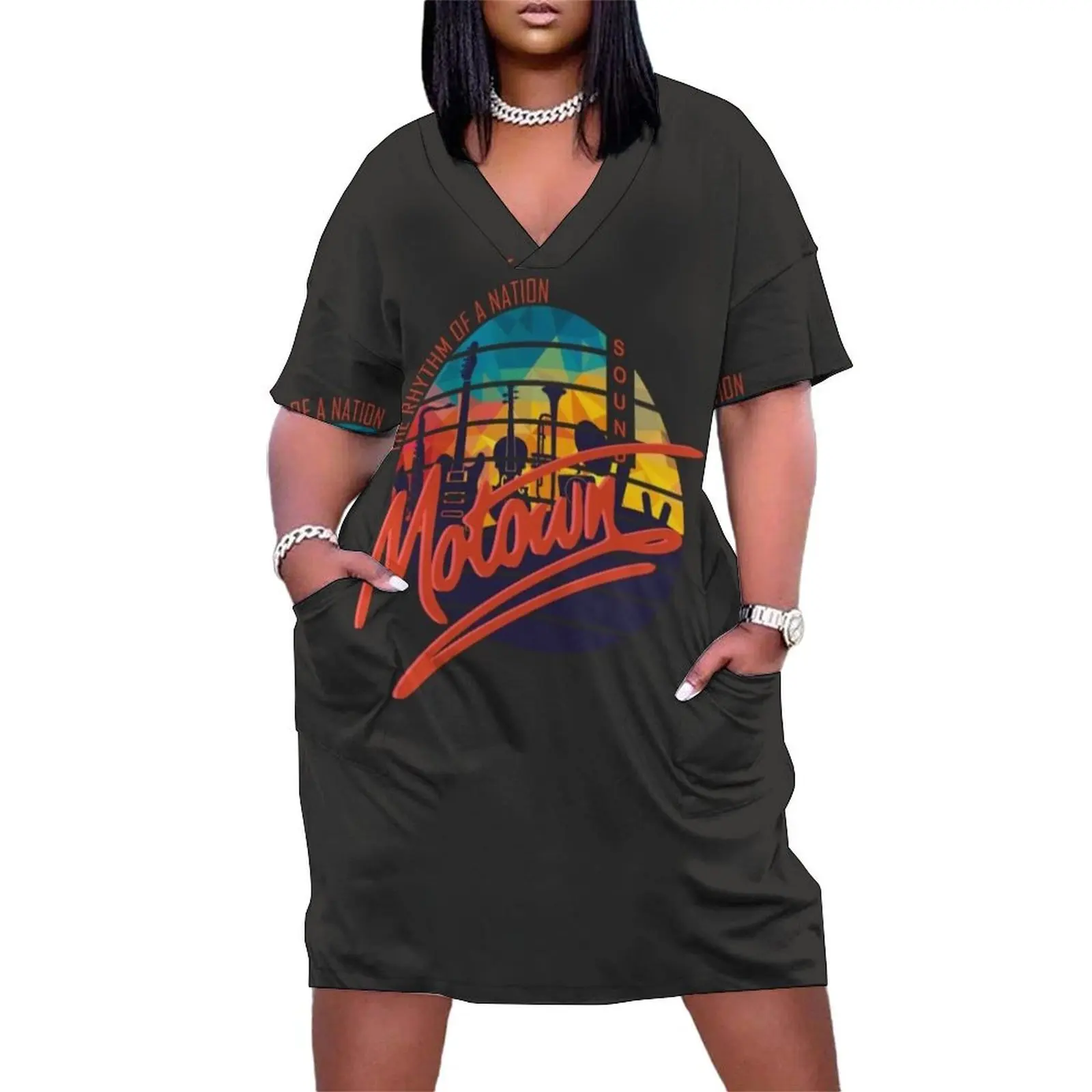 

Motown Classic T-Shirt Loose Pocket Dress women's clothing trend 2025 womens dress