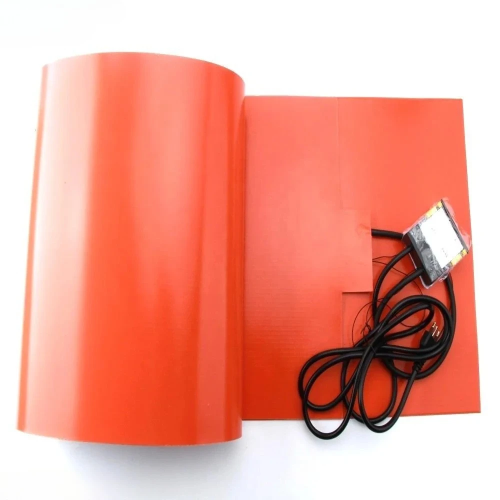 220V 2500W Silicone Band Heater 16''x82'' Heating Mat Ski Board Press Blanket 220V 2500W Heating Element For Snow Skiing Wood