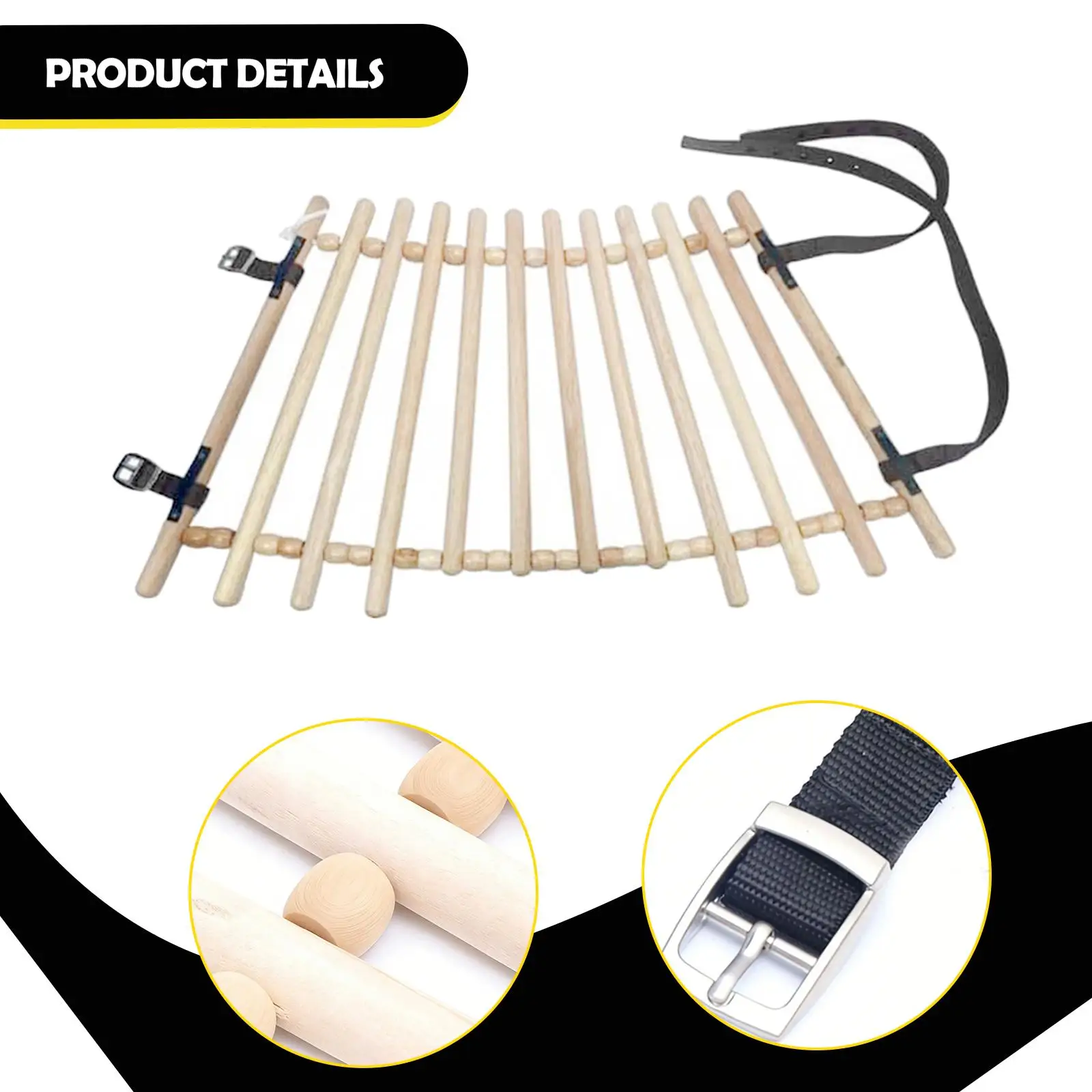 

Wooden Horse Neck Cradle, Comfortable, Anti Slip, Anti Bite Easy Installation Blanket and Bandage Protection Equine Supplies