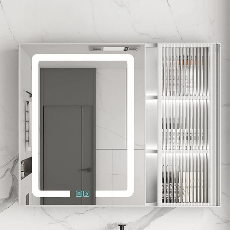 Bathroom Smart Mirror Cabinet Separate Wall-mounted storage cabinet Glass Door Multipurpose gabinetes de baño bathroom furniture