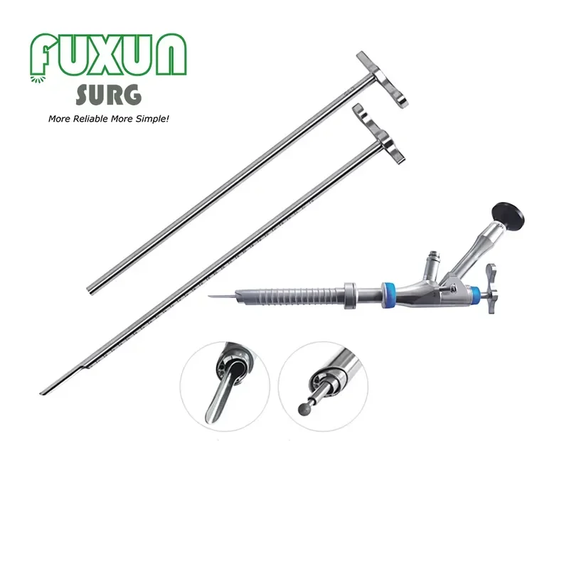 AP07 Premium Manual 10mm Stainless Steel Uniportal Interlaminar Endoscopic Spine Surgery Instruments Set System