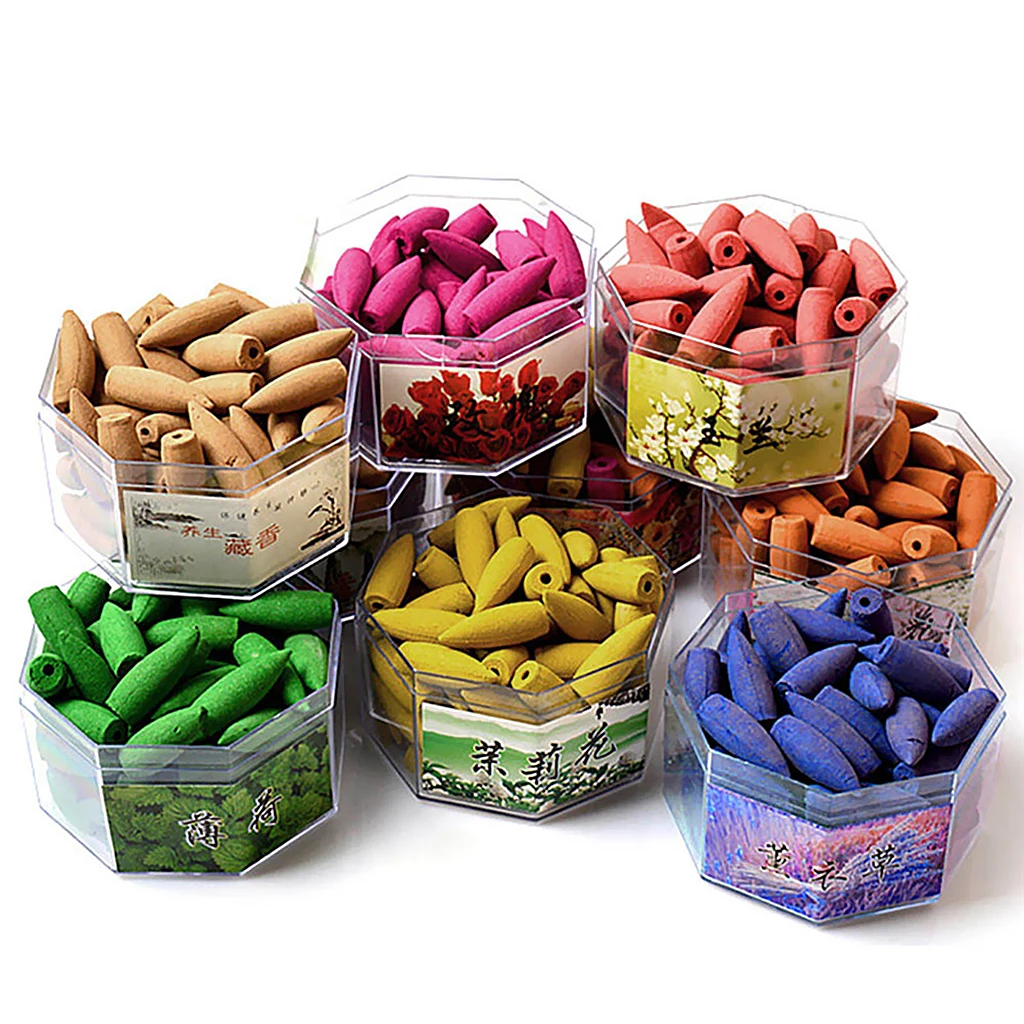 70Pieces Natural Backflow Reflux Scents Smoke for Relaxing