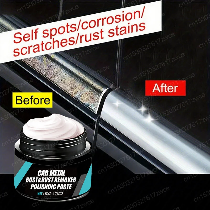 Car Wheel Hub Metal Restorer Gloss Enhancer Clear Rust & Oxidize Renewal Polishing Wax Coating Agent Auto Wheel Scratch Repair