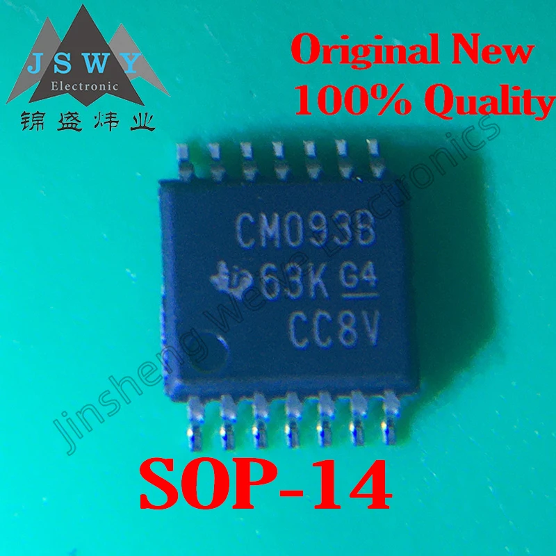 Original Electronics CD4093BPWR CD4093B CM093B Brand New TSSOP14 Trigger Chip IC Components 5~30PCS Free Shipping