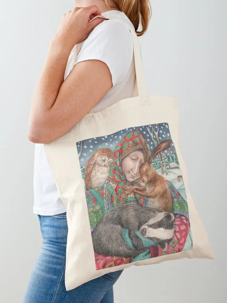 In the Arms of Grace Tote Bag tote men's Canvas for women men woman