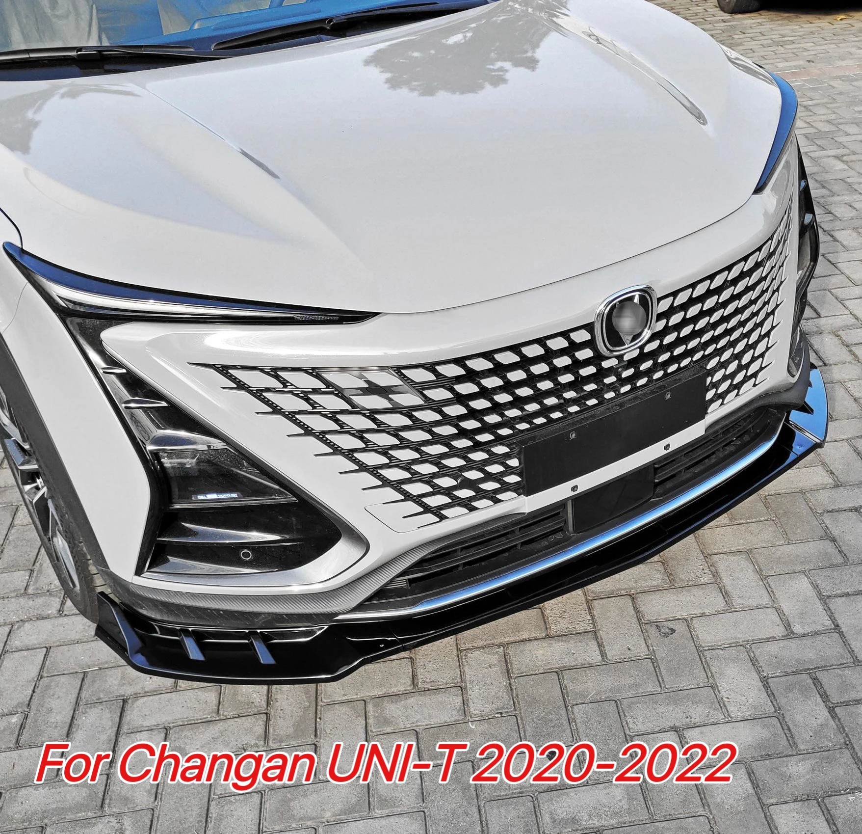 

For Changan UNI-T 2020-2022 Ordinary Standard Front Bumper Spoiler Lip and chin Splitter Diffuser Body Kit PP Black Red Refit