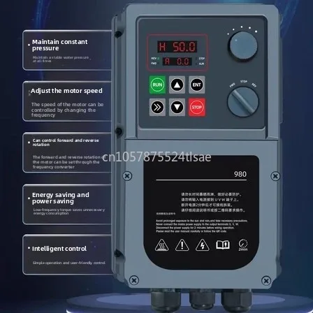 980 Series IP66 Waterproof and Dustproof High Protection Inverter Three-phase 380V 7.5KW Motor