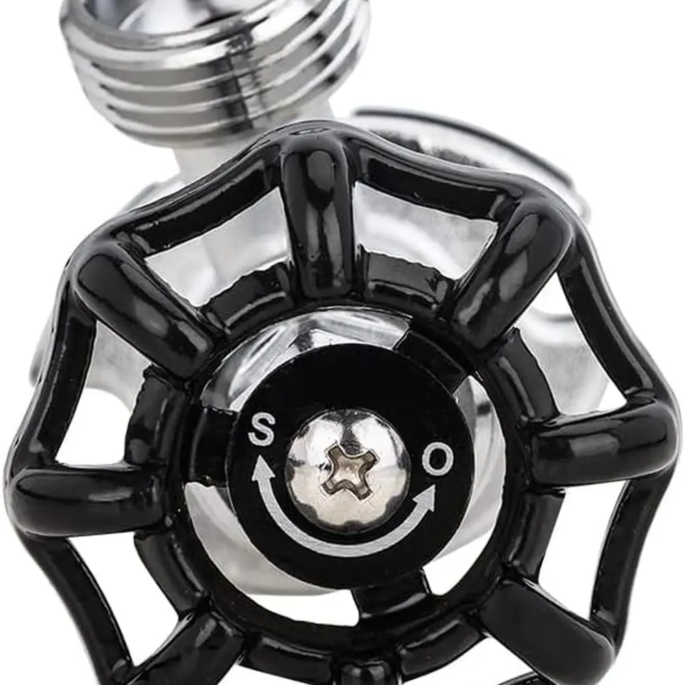 حبوب منع الحمل مطلية بالكروم مقاس 10 بوصة خالية من الصقيع مع 1/2 ممسحة × 3/4 خرطوم مريلة (SILLCOCK011) #3